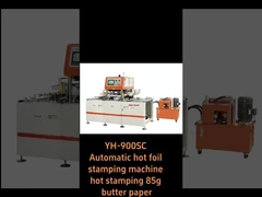 Mesin hot foil stamping otomatis YH-900SC hot stamping kertas mentega 85g