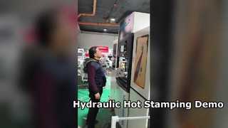 Produksi Di Tempat Klien Jordan dengan Peralatan Hot Stamping Hidraulik