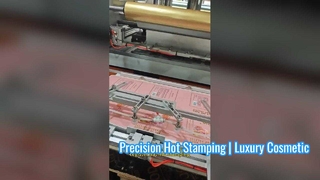 Foil Panas Emboss 3D untuk Kemasan Palet Rias Berbentuk Buku