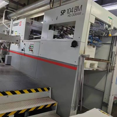 Beli BOBST AUTOPLATINE SP 104 BM H Mesin Pemotong Die Otomatis Dan Stamping Foil Dengan Hologram online manufacture