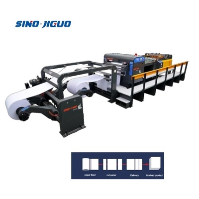 Beli Max 1400mm Lebar Mesin pemotong lembaran kertas gulung yang digunakan 2 gulung Pemotong AC380V / 220Vx50Hz online manufacture