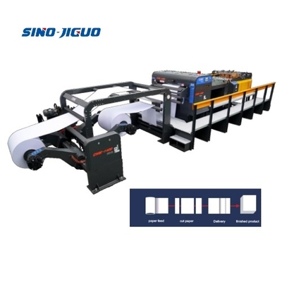 Beli 0.8MPa Persyaratan Tekanan Mesin pemotong lembaran kertas roll yang digunakan dengan pemotongan 2 roll online manufacture