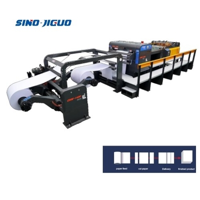 Beli 2 Roll Paper Roll To Sheet Cutter Mesin Dengan 29KW Total Daya online manufacture
