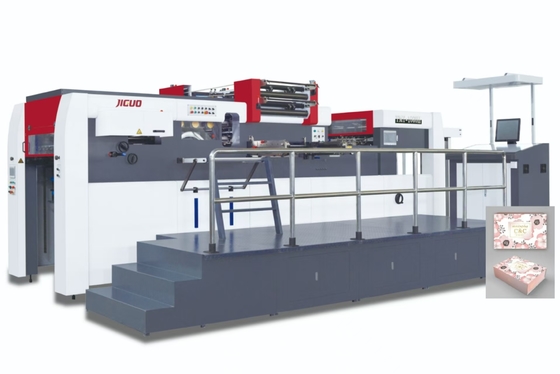 Beli Kecepatan tinggi Otomatis Hot Foil Stamping Machine Max. Stamping Range 103 * 730mm 5 Foil Rollers online manufacture