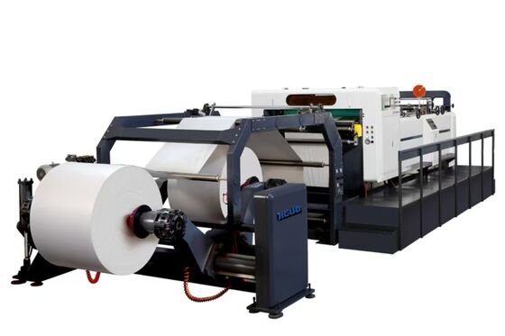 Beli JIGUO  ZWC-1400-2 Paper Sheeter Cutter Machine，Reference weight of cutting paper：50-500g/m2，Maximum cutting meter speed：300m/min online manufacture