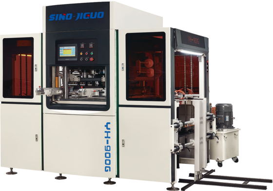 Beli JIGUO YH-900G Mesin Hot Stamping Servo Otomatis, Maks. ukuran stempel: 700X520 (mm), Ketebalan lembaran yang sesuai: 105-3000gsm, Jumlah rol stempel: Dua rol online manufacture