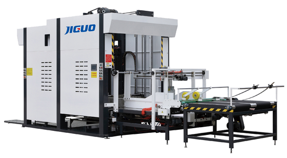 Beli 1450*1450mm Turner Carton Box Membuat Mesin Susun Tumpukan Mesin Kotak Bergelombang online manufacture
