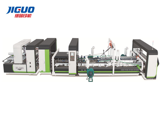 Beli Jahitan Otomatis Kotak Karton Bergelombang Membuat Mesin Folder Gluer 2500mm Kertas online manufacture