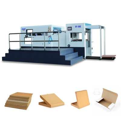 Mesin Pemotong Die Otomatis Kertas Kardus Bergelombang MY-1080E 1080*780mm