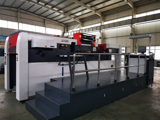 Unit Stamping Foil Panas Efisiensi Tinggi 34KW Daya Zona Plat Pemanasan