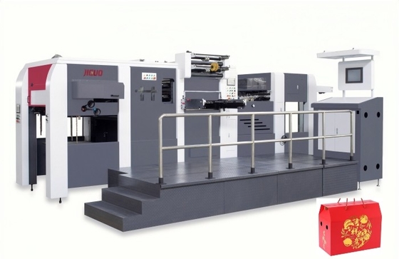Efisiensi Stamping Maksimal 1500mm Mesin Stamping Hot Foil Otomatis dengan tekanan maksimum 600 Ton