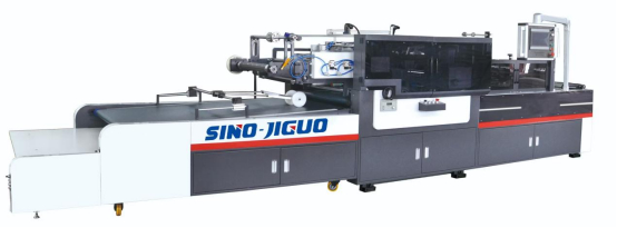 SINO JIGUO TC-1100Q Otomatis Jendela Patching Machine Dengan Corner Cutting & Creasing Machine V Memotong Max. Kecepatan Kerja 15000s / h, Flat Max Kecepatan Kerja 30000s / h