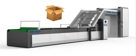Mesin Laminasi Flute Otomatis Kecepatan Tinggi JIGUO FMZ-1700, Ukuran Lembar Maks.: 1700*1450mm, Kecepatan Mesin: 164m/menit (15000 lembar/jam)