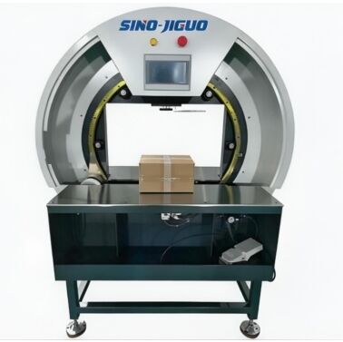 Servo Stretch Film Wrapping Machine. Pengering Palet Otomatis Untuk Karton & Kotak
