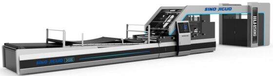 Mesin laminator flute bergelombang berkecepatan tinggi dengan 5 pasang