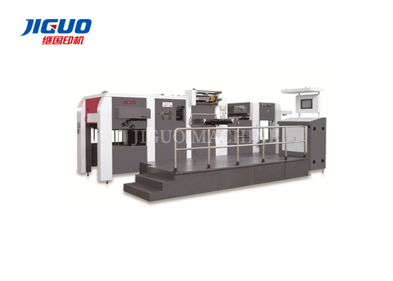 Kotak Karton Cutter Mesin Embossing Foil Emas Karton Stamping Otomatis